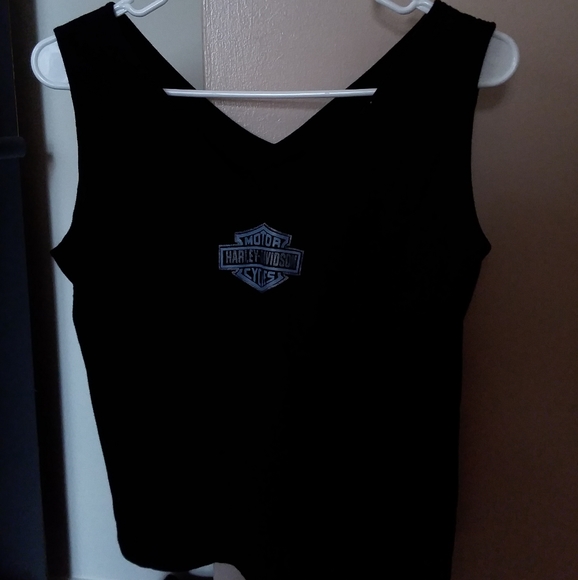 Carol Rose Tops - Harley-Davidson- Carol rose L tank top